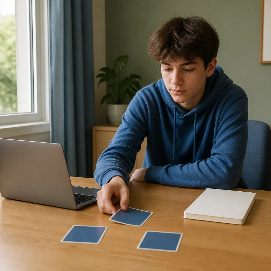 Jeune patient et médecin examinant des documents d'essai clinique